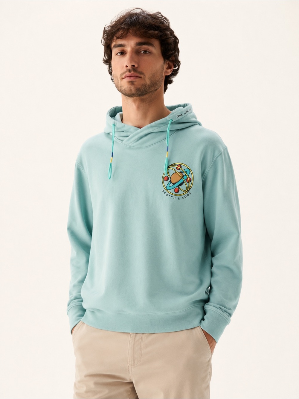 Scotch Soda Astro Hoodie Evening Skies Graphic Cotton XL
